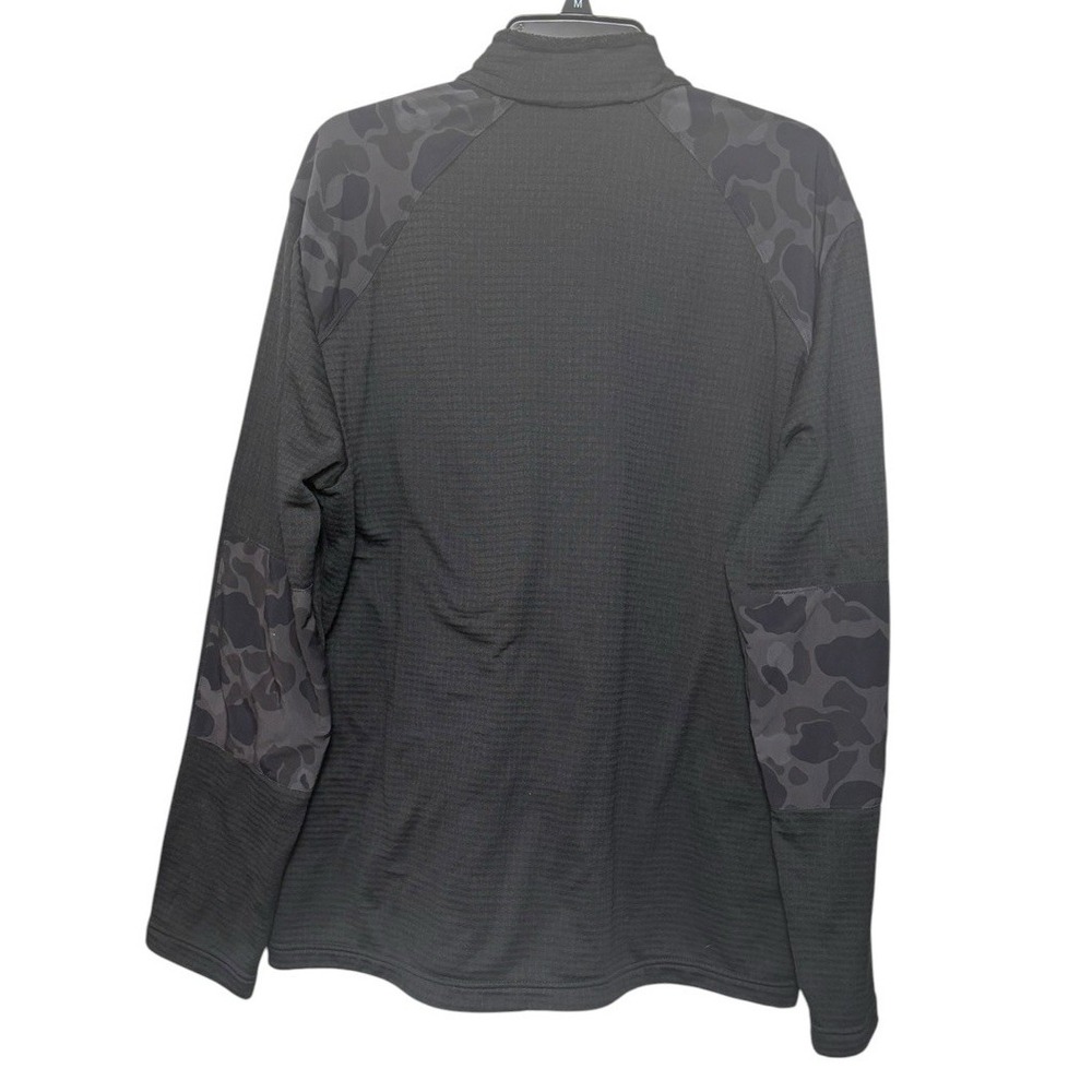 Goruck Grid Fleece Half Zip Black Camo Top Mens Size XL Polartec USA - Picture 2 of 6